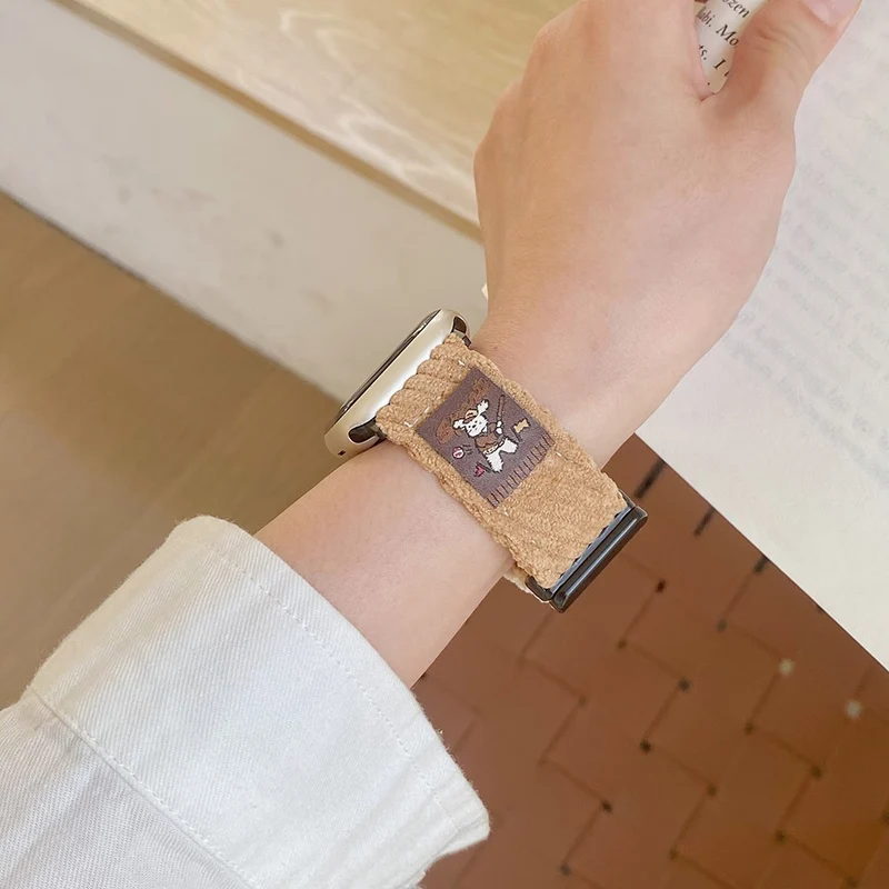 Mega Süß Apple Smartwatch Filz Universell Armband