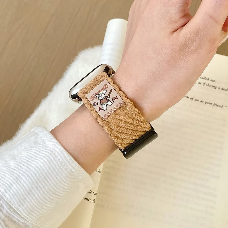 Mega Süß Apple Smartwatch Filz Universell Armband