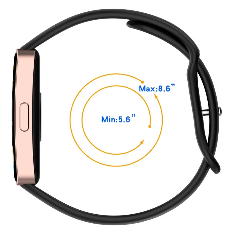 Unglaublich Bequem Huawei Band 9 / Huawei Band 8 Silikon Universell Armband