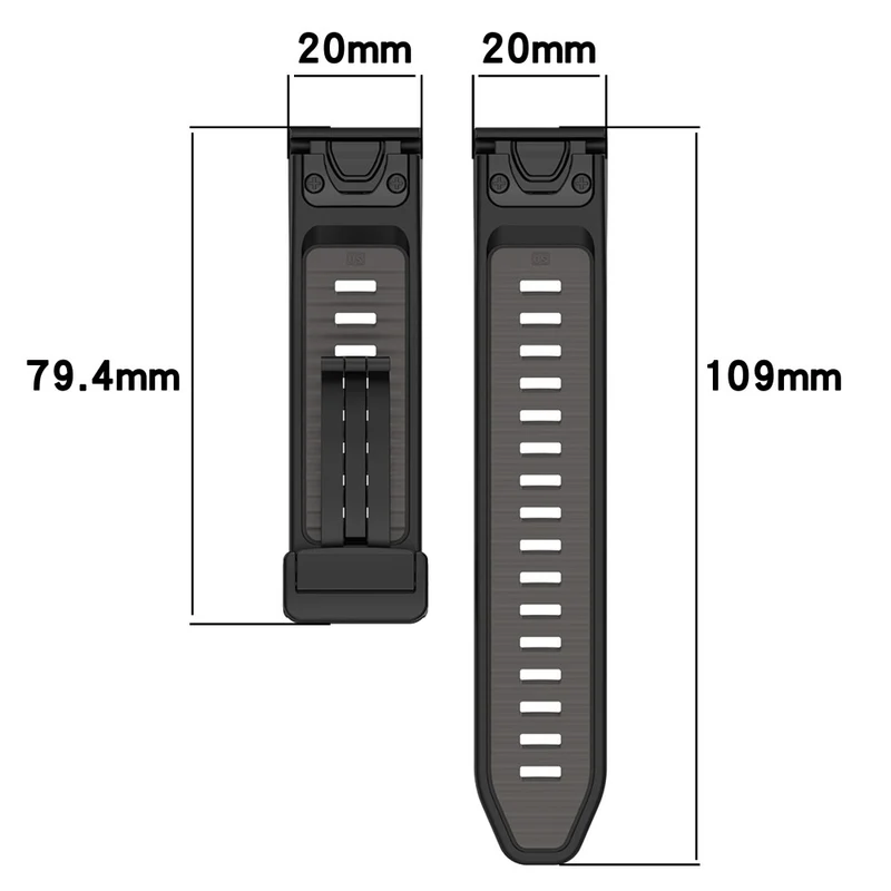 Weich Garmin Smartwatch Silikon Universell Armband