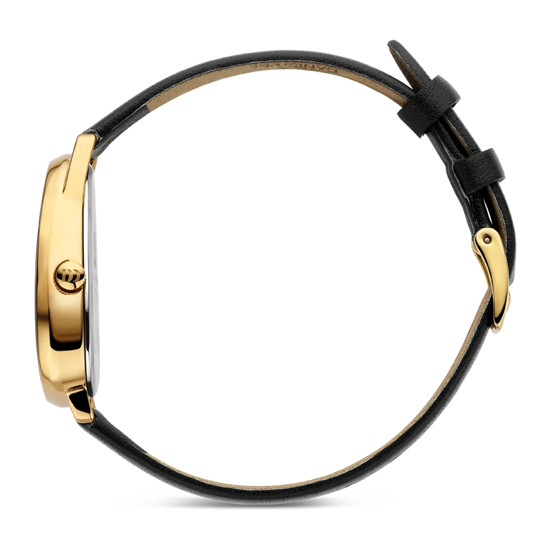 Danish Design Fjordsten IV15Q1306 Damen Armbanduhr Schwarz • Skandinavisches Design • Mineralglas
