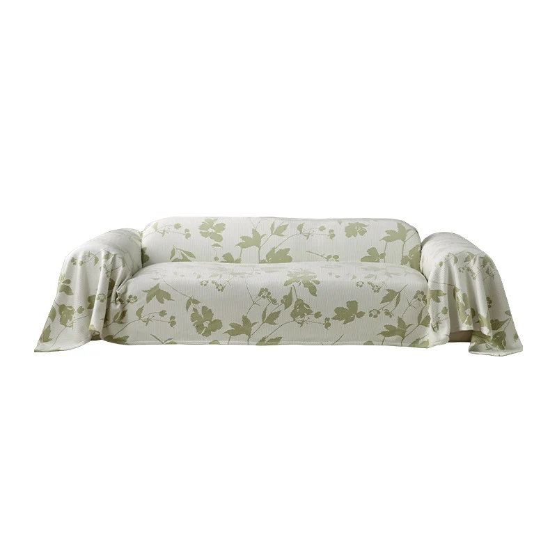 Elastischer Sofa‑Schonbezug mit floraler Reliefstruktur und universeller Passform