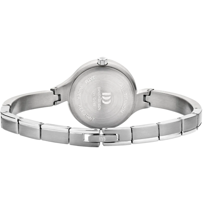 Danish Design Jasmin IV62Q1280 Damenuhr Silber • Titan-Armband • Schmuckschließe