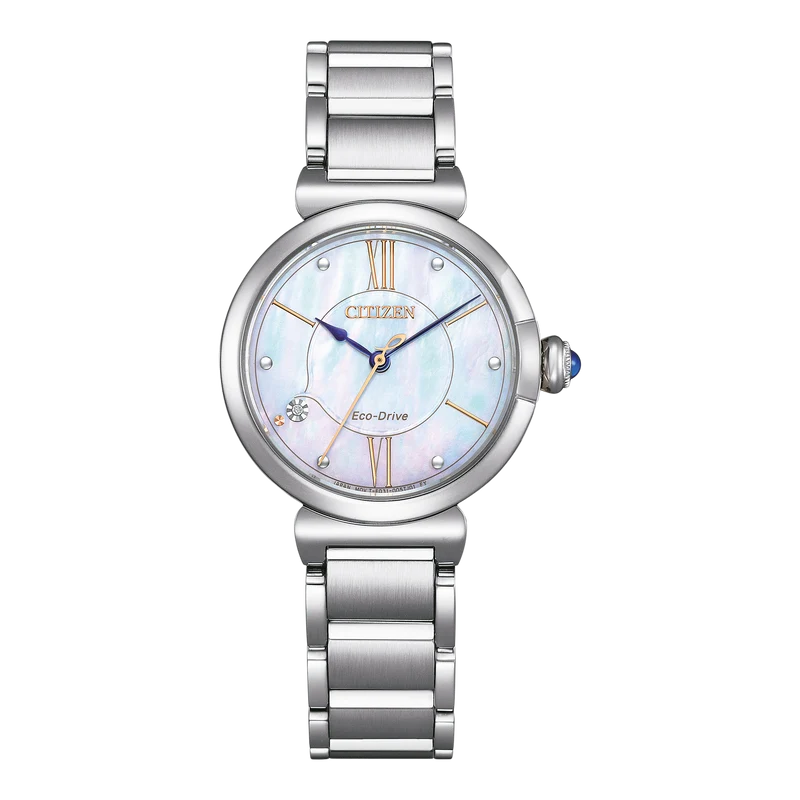 Citizen L EM1070-83A Damenuhr Silber • Eco-Drive Solarquarz • Saphirglas