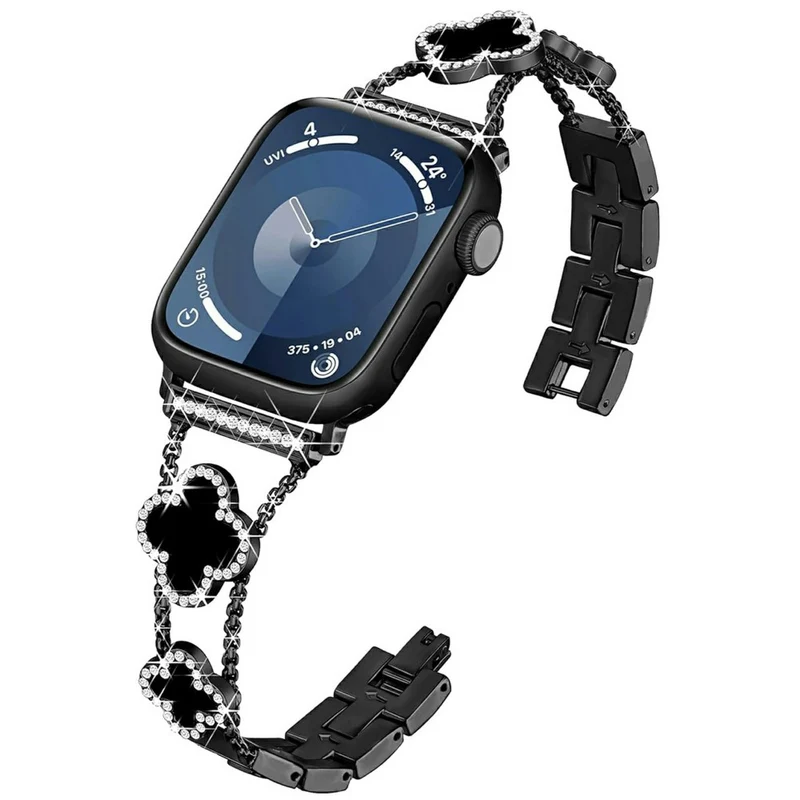 Super Stylisch Apple Smartwatch Metall Und Strass Universell Armband