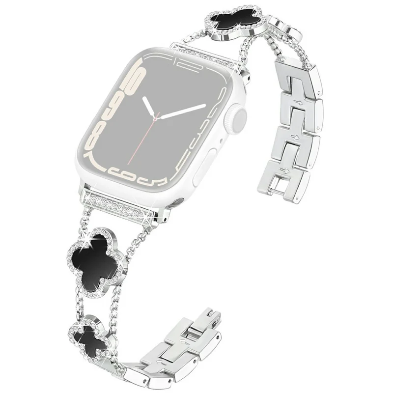 Super Stylisch Apple Smartwatch Metall Und Strass Universell Armband