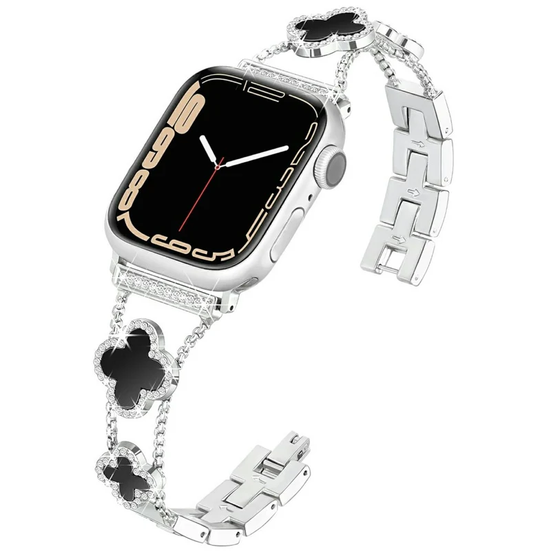 Super Stylisch Apple Smartwatch Metall Und Strass Universell Armband