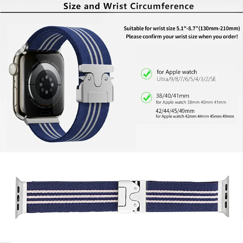 Mega Pflegeleicht Apple Smartwatch Nylon Universell Armband