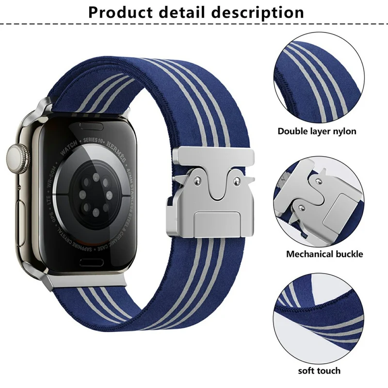 Mega Pflegeleicht Apple Smartwatch Nylon Universell Armband