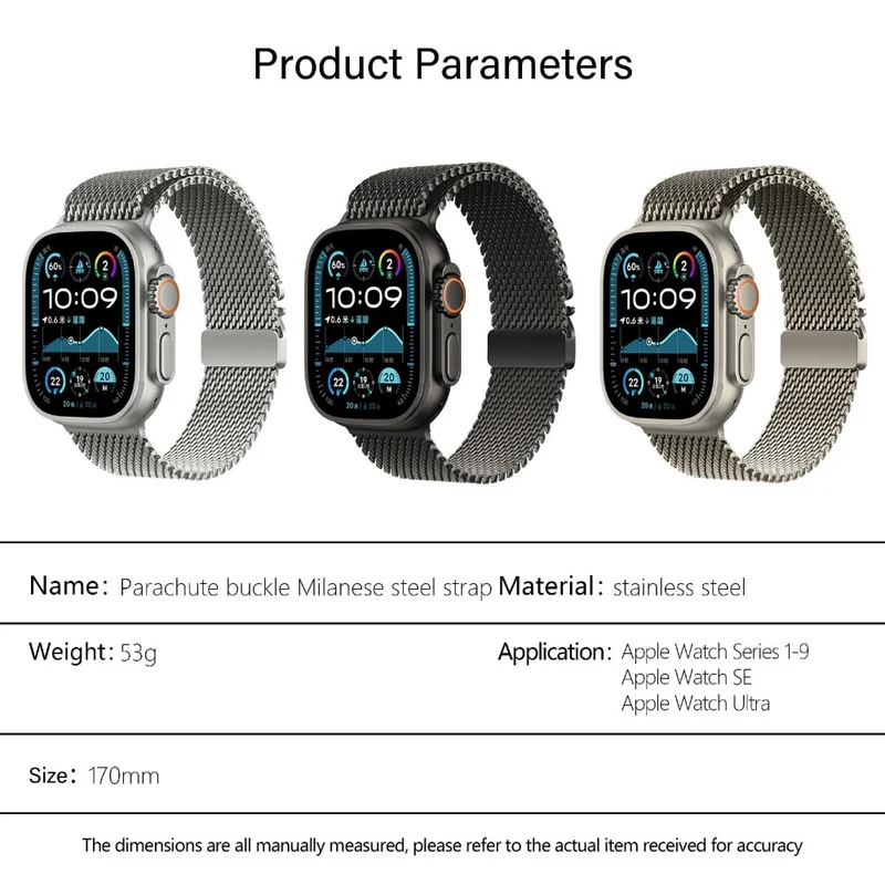 Mega Chillig Apple Smartwatch Metall Universell Armband