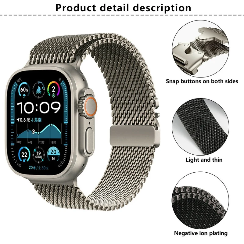 Absolut Robust Apple Smartwatch Metall Universell Armband