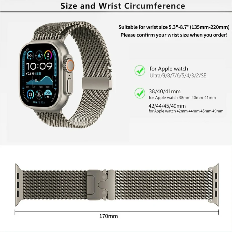 Absolut Robust Apple Smartwatch Metall Universell Armband