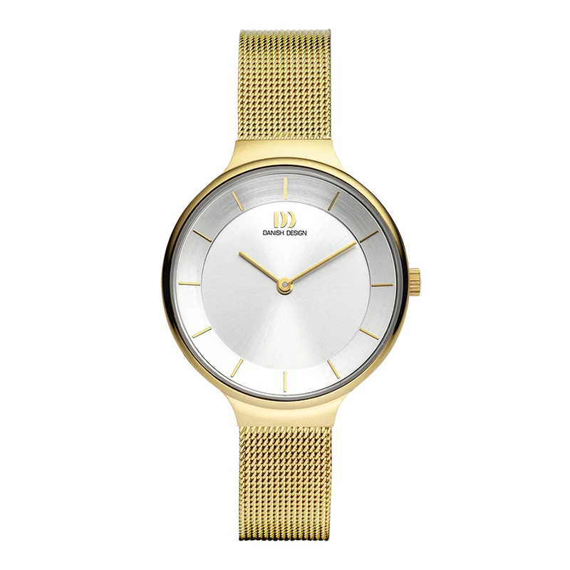 Danish Design Georgia IV05Q1272 Damenuhr Silber • Mineralglas • Milanaise-Armband