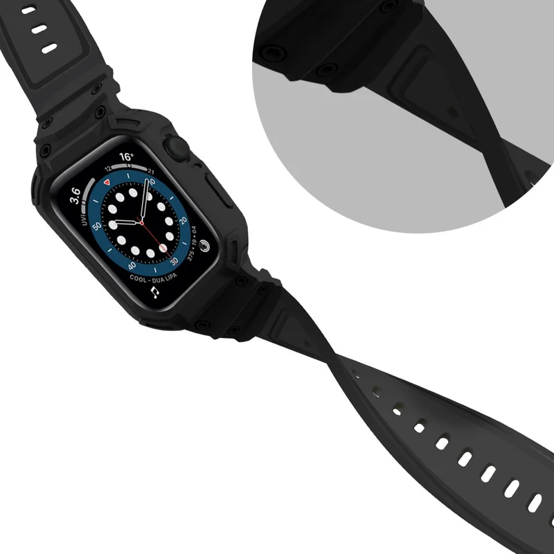 Richtig Gemütlich Apple Watch Series 10 42mm Silikon Armband