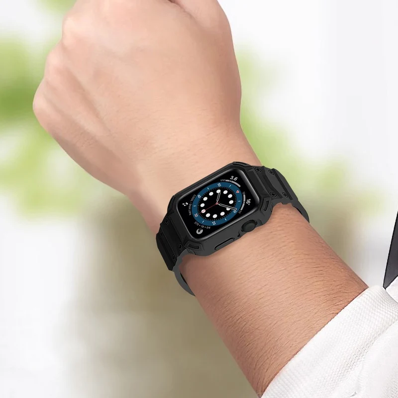 Richtig Gemütlich Apple Watch Series 10 42mm Silikon Armband