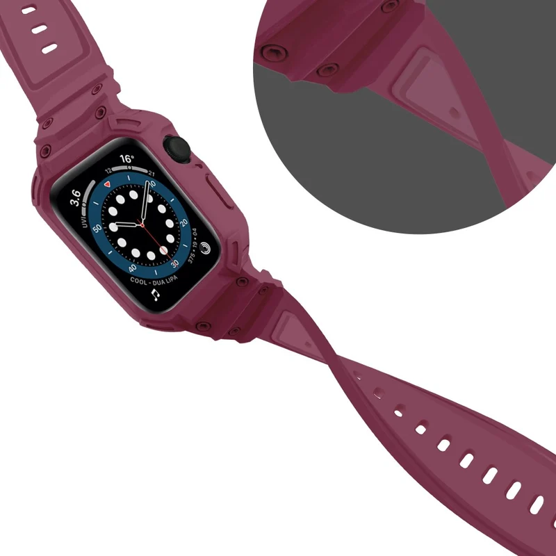 Richtig Gemütlich Apple Watch Series 10 42mm Silikon Armband