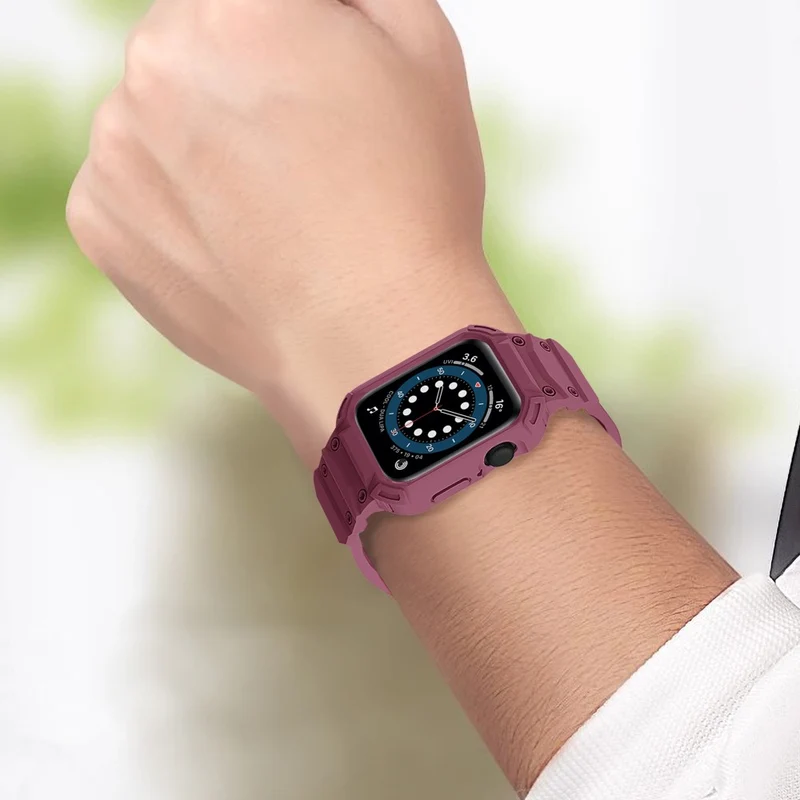 Richtig Gemütlich Apple Watch Series 10 42mm Silikon Armband