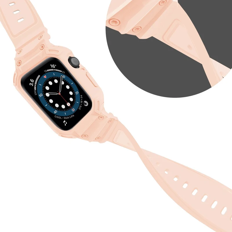 Super Süß Apple Watch Series 10 46mm Silikon Armband