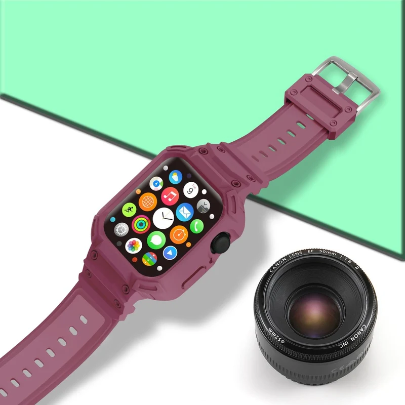 Super Süß Apple Watch Series 10 46mm Silikon Armband