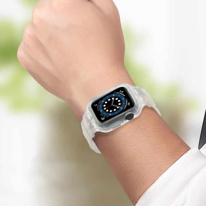 Super Süß Apple Watch Series 10 46mm Silikon Armband