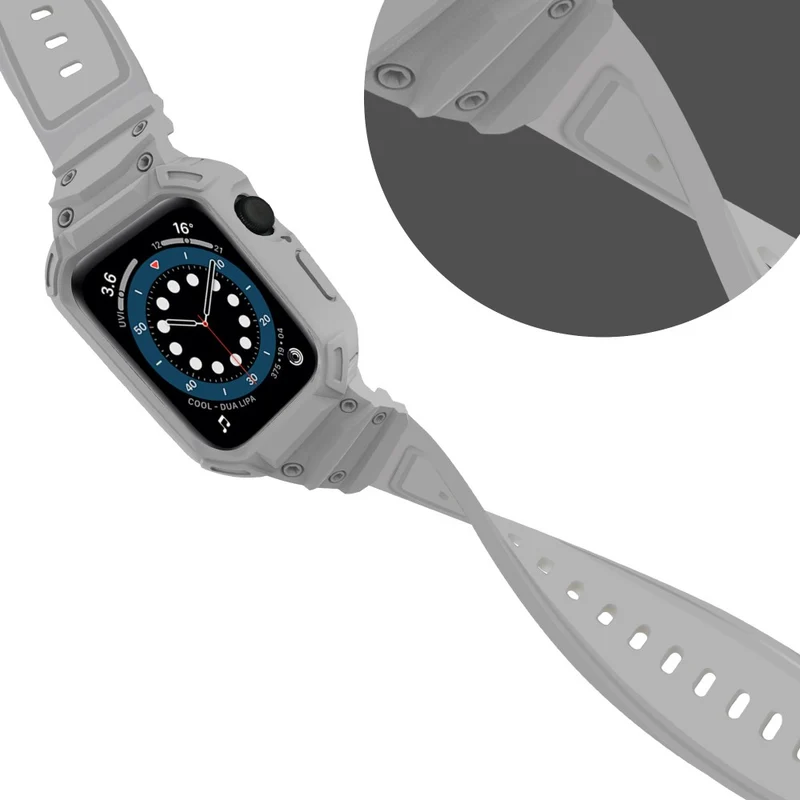 Super Süß Apple Watch Series 10 46mm Silikon Armband
