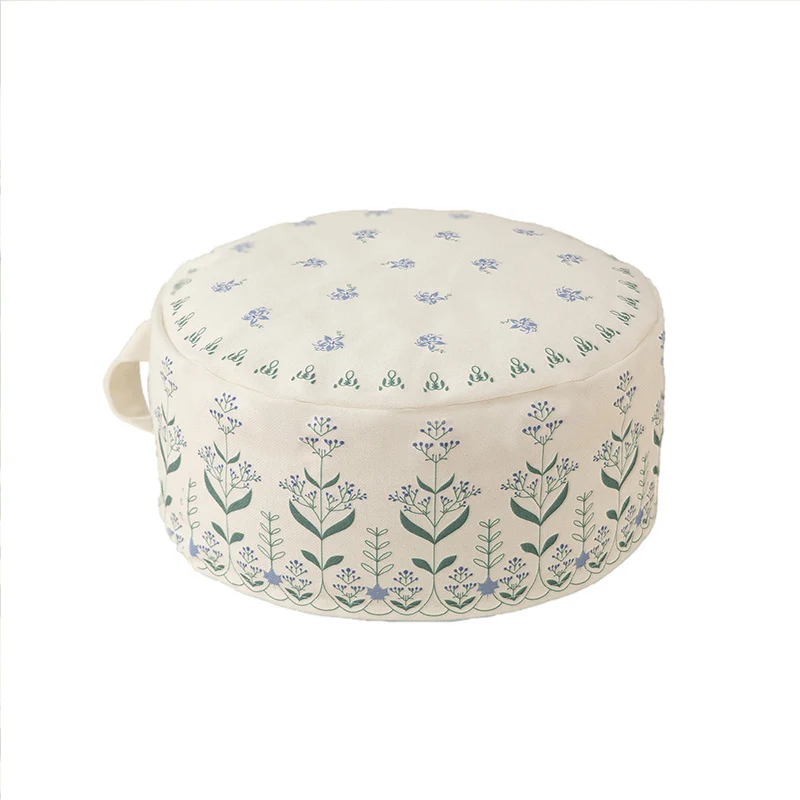 Sitzkissen-Pouf im Boho-Mandala-Design mit Tragegriff