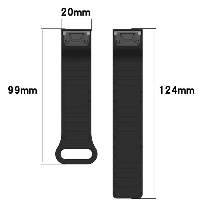 Weich Garmin Smartwatch Silikon Universell Armband