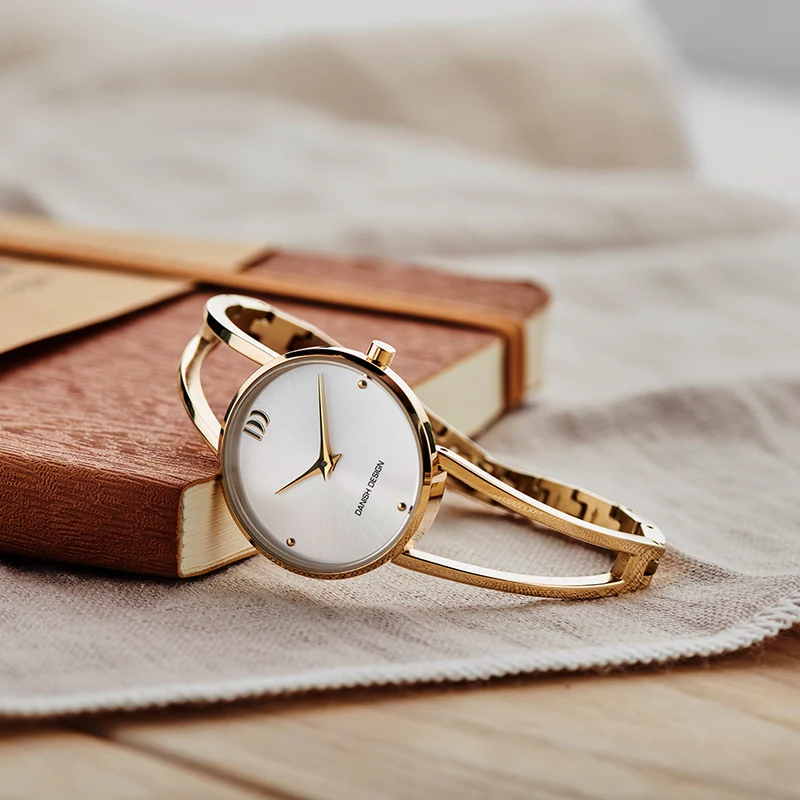 Danish Design Chloe IV05Q1230 Damen • Minimalistisches Armreif-Design • Mineralglas