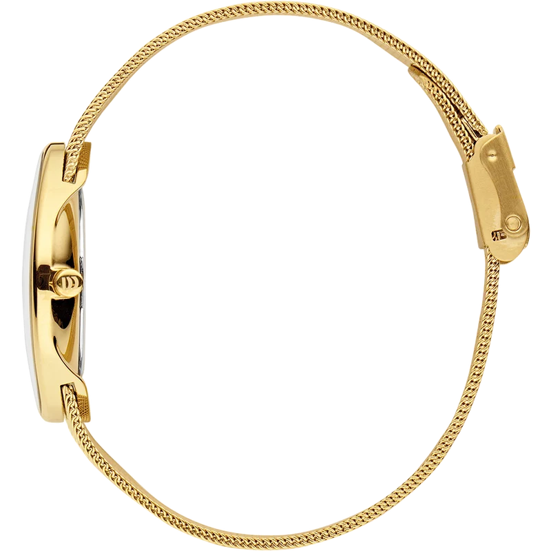 Danish Design Rømø IV05Q1168 Damenuhr Goldfarben • Perlmutt-Zifferblatt • Mineralglas