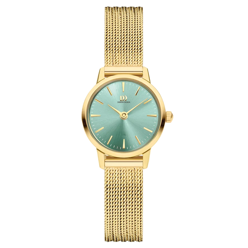 Danish Design Akilia IV03Q1268 Damen Armbanduhr Salbeigrün • Saphirglas • Skandinavisches Design
