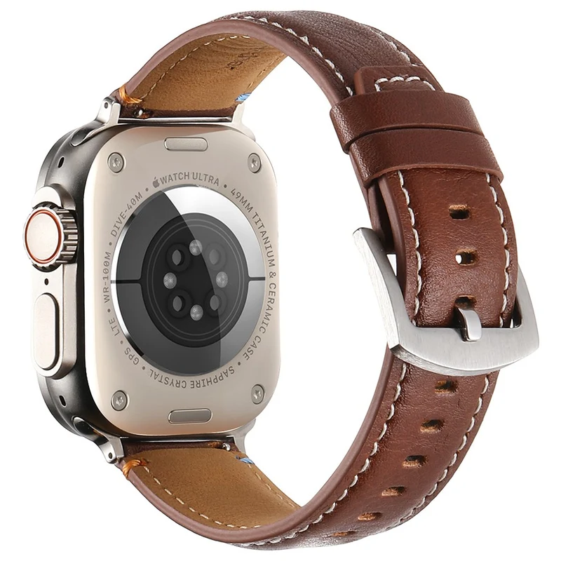 Mega Sympathisch Apple Smartwatch Echtes Leder Universell Armband