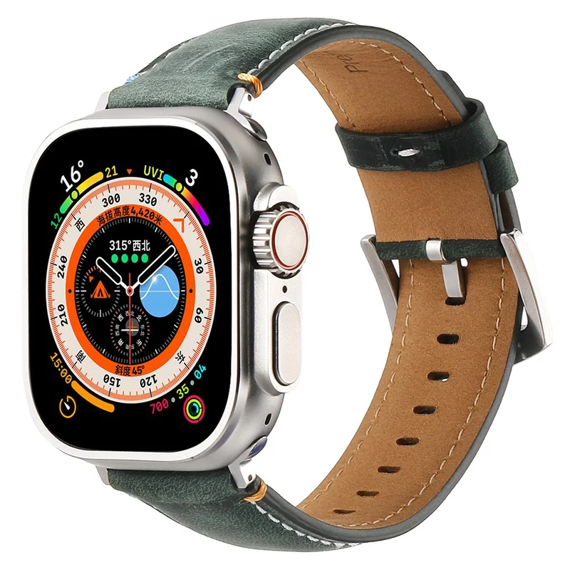 Mega Sympathisch Apple Smartwatch Echtes Leder Universell Armband