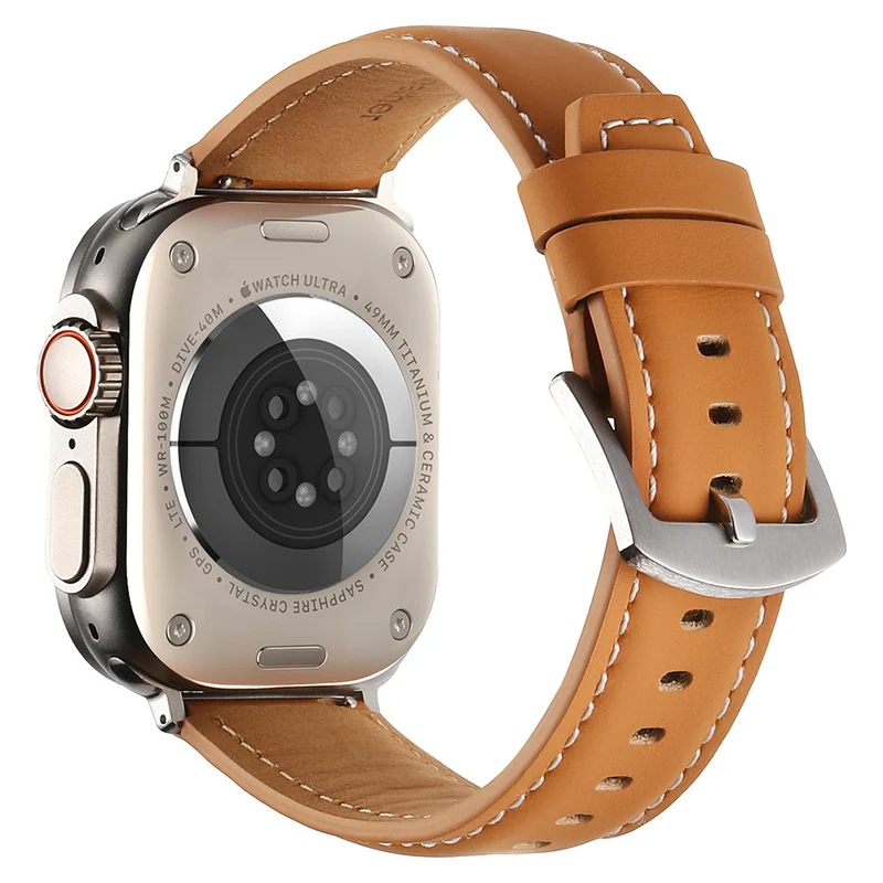 Unglaublich Sympathisch Apple Smartwatch Echtes Leder Universell Armband