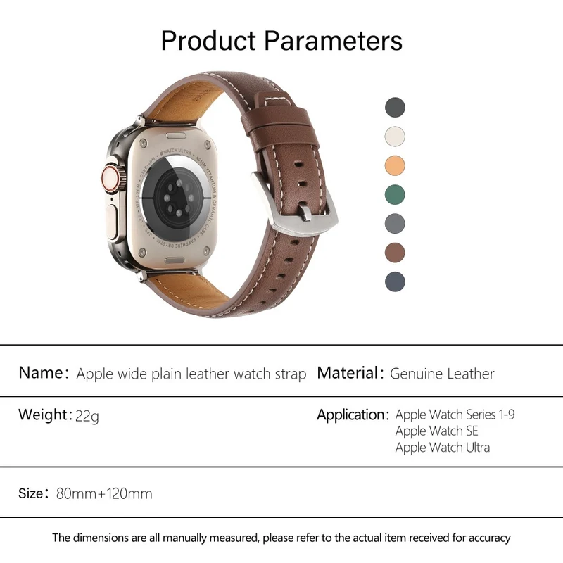 Unglaublich Sympathisch Apple Smartwatch Echtes Leder Universell Armband