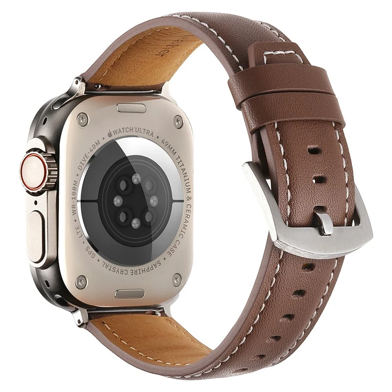 Unglaublich Sympathisch Apple Smartwatch Echtes Leder Universell Armband