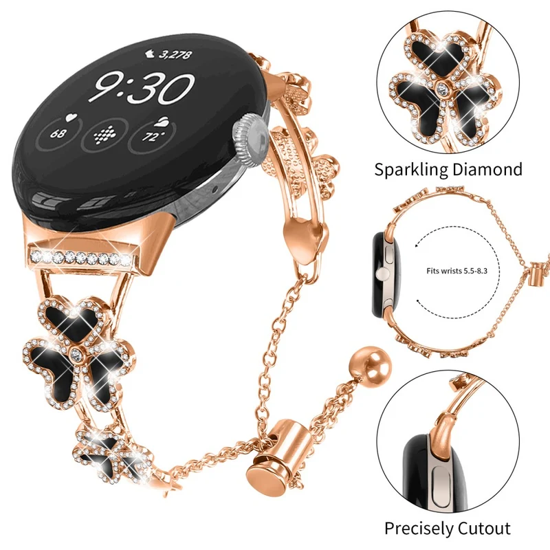 Auffallend Schön Google Pixel Watch 3 41mm / Google Pixel Watch 2 Metall Universell Armband