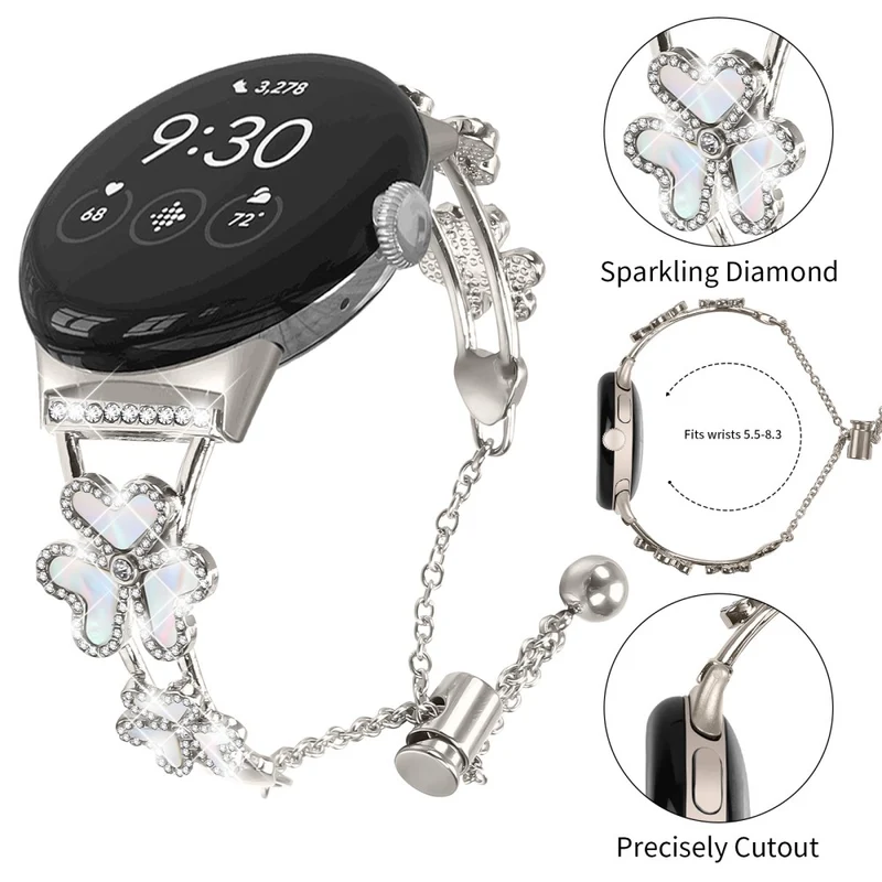 Auffallend Schön Google Pixel Watch 3 41mm / Google Pixel Watch 2 Metall Universell Armband