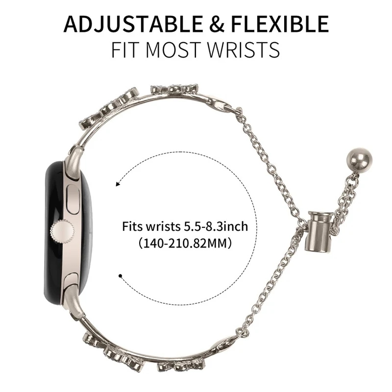 Auffallend Schön Google Pixel Watch 3 41mm / Google Pixel Watch 2 Metall Universell Armband