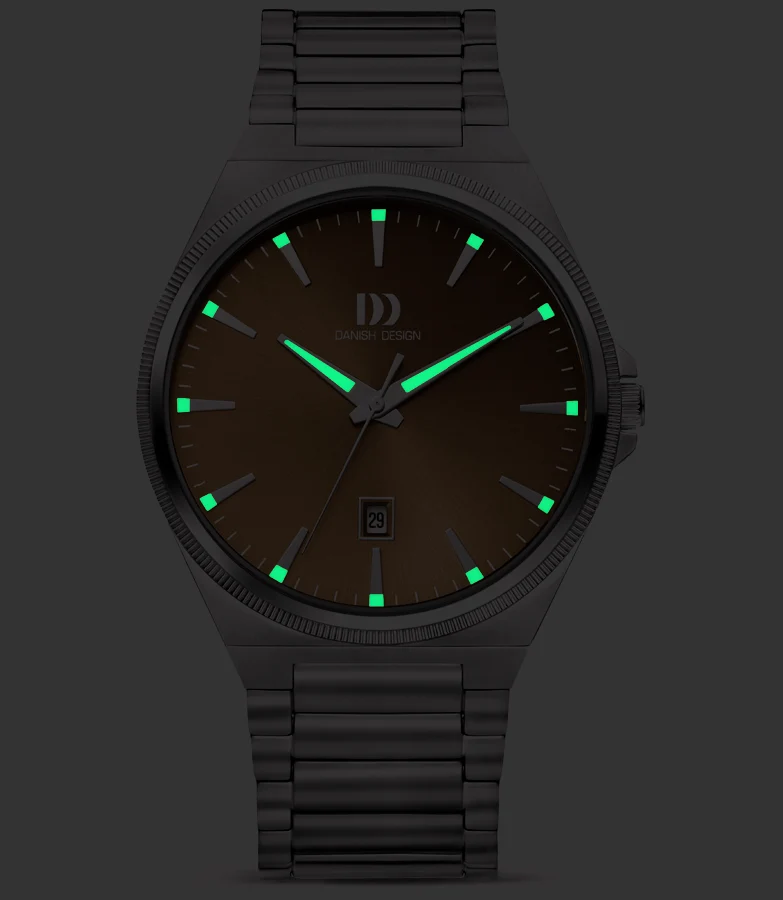 Danish Design DKx Pro IQ97Q1303 Herrenuhr Haselnussbraun • Saphirglas • Quarzwerk