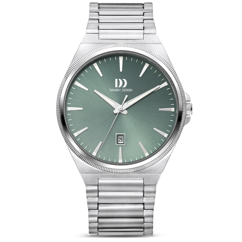 Danish Design DKx Pro IQ95Q1303 Herrenuhr Salbeigrün • Saphirglas • 5 ATM Wasserdicht