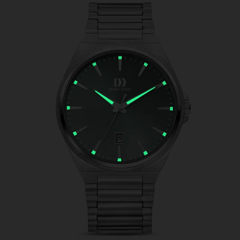 Danish Design DKx Pro IQ95Q1303 Herrenuhr Salbeigrün • Saphirglas • 5 ATM Wasserdicht