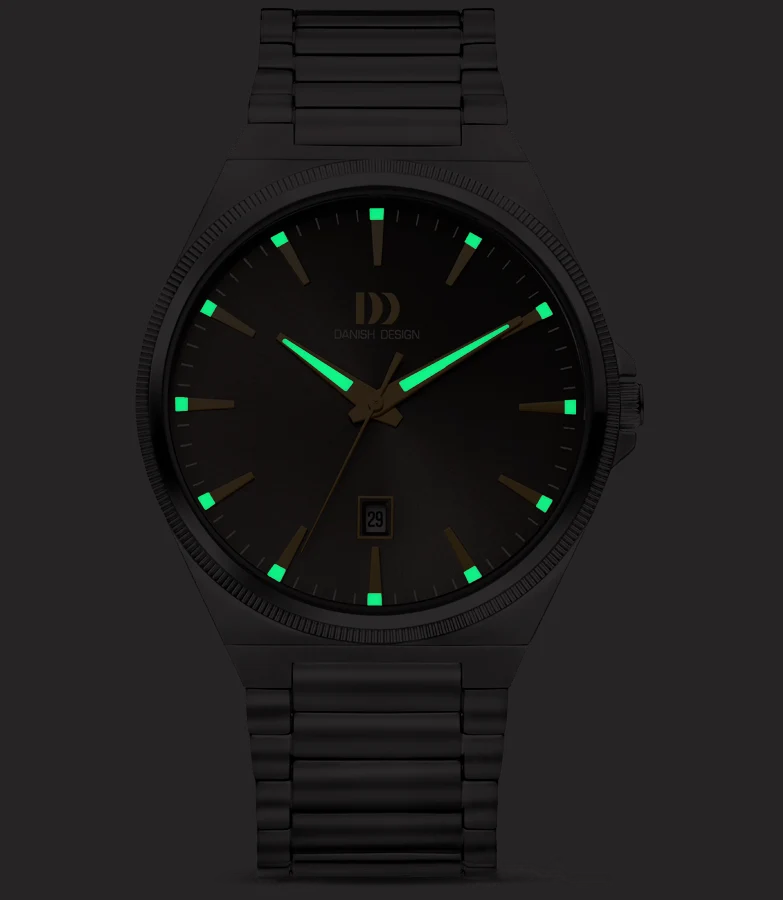 Danish Design DKx Pro IQ94Q1303 Herren Armbanduhr Grau • Saphirglas • 5 ATM Wasserdicht