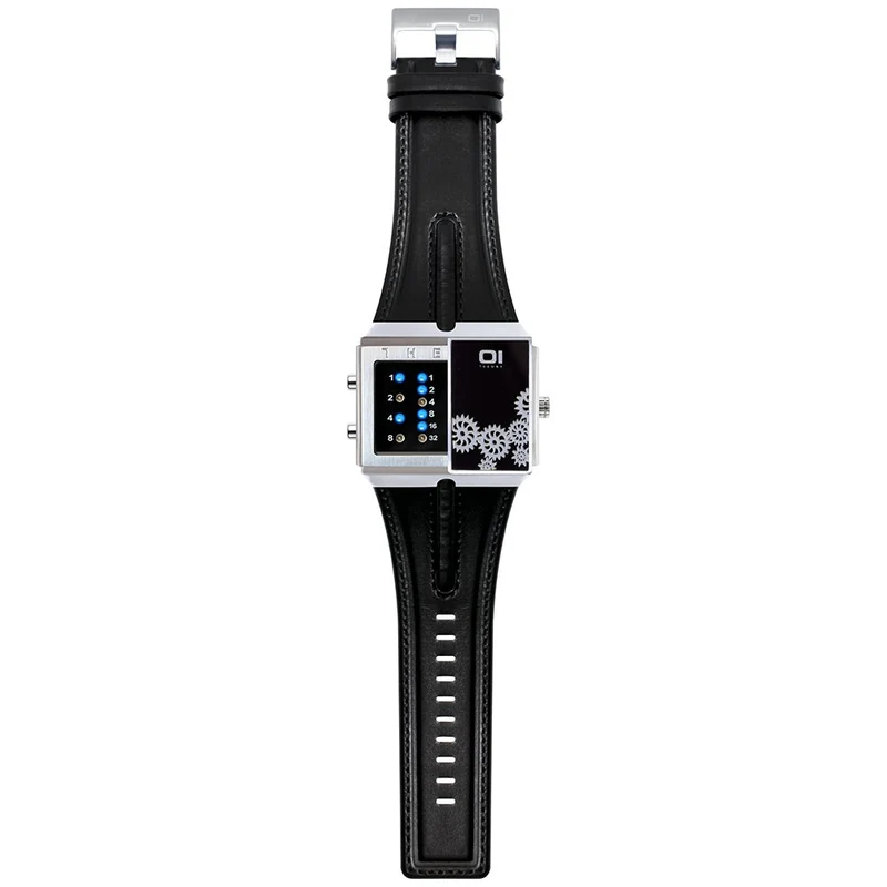 THE ONE Uhr Herren Binär-Armbanduhr Slider Watch SD126B1