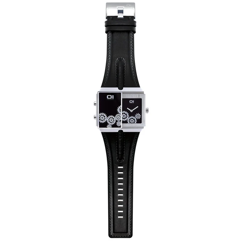 THE ONE Uhr Herren Binär-Armbanduhr Slider Watch SD126B1