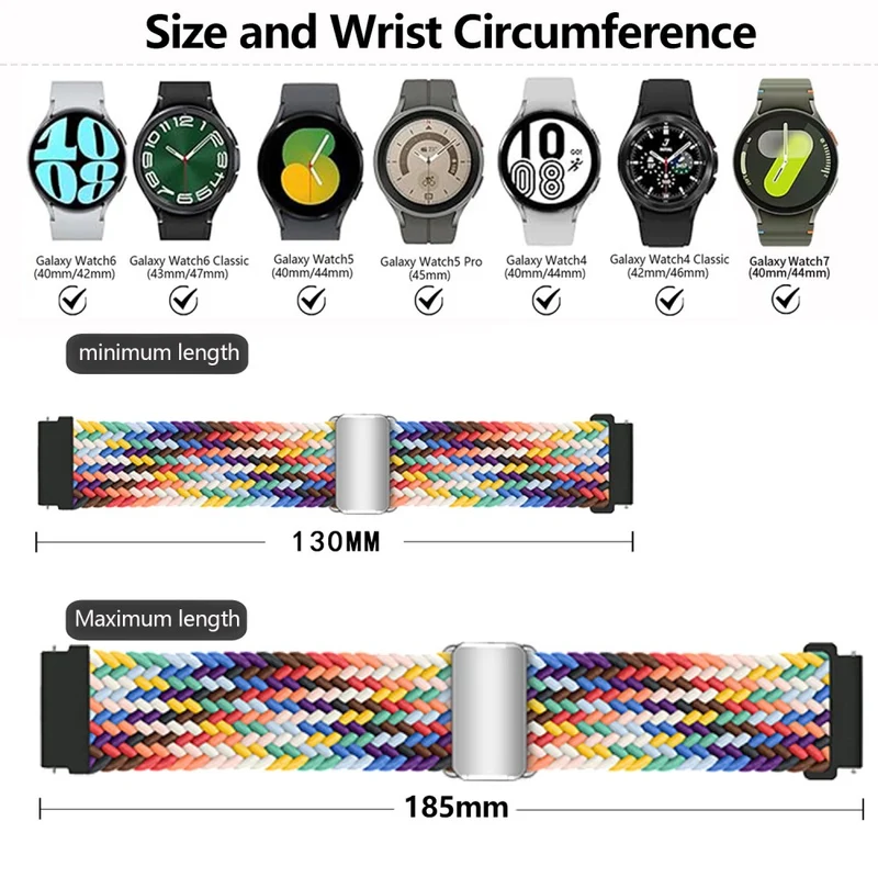 Robust Universell Nylon Universell Armband