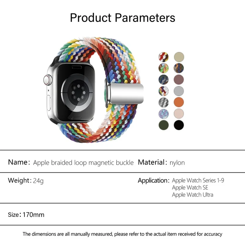 Unglaublich Widerstandsfähig Apple Smartwatch Nylon Universell Armband