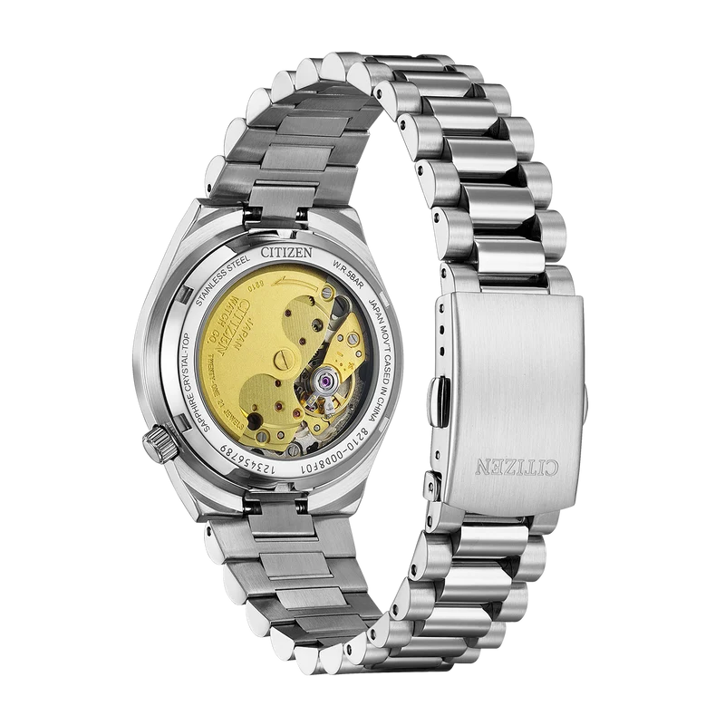 Citizen Tsuyosa NJ0200-50W Herren Armbanduhr Lila • Automatikwerk Kaliber 8210 • Saphirglas