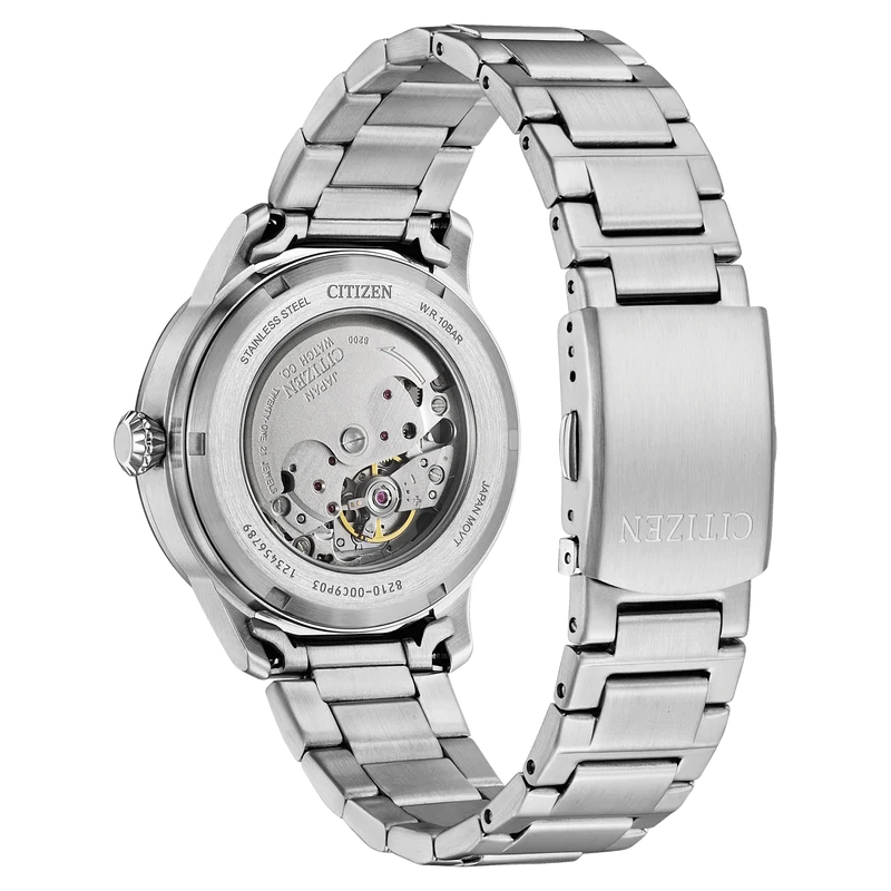 Citizen NJ0190-51E Herrenuhr Urban Military Automatik Schwarz • Automatikwerk Kaliber 8210 • Edelstahlgehäuse