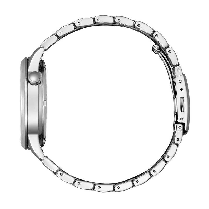 Citizen NH9131-73A Herrenuhr Silber • Automatikwerk mit Open Heart • Kaliber 8229