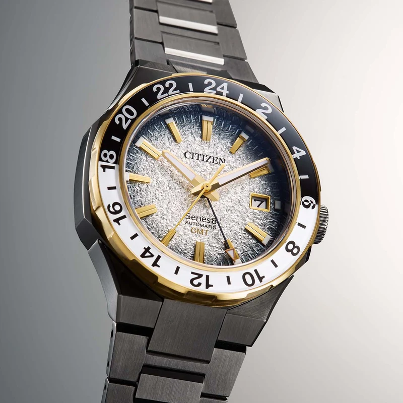 Citizen Series 8 NB6035-55H Herrenuhr Silber • Automatik GMT Kaliber 9054 • Limited Edition